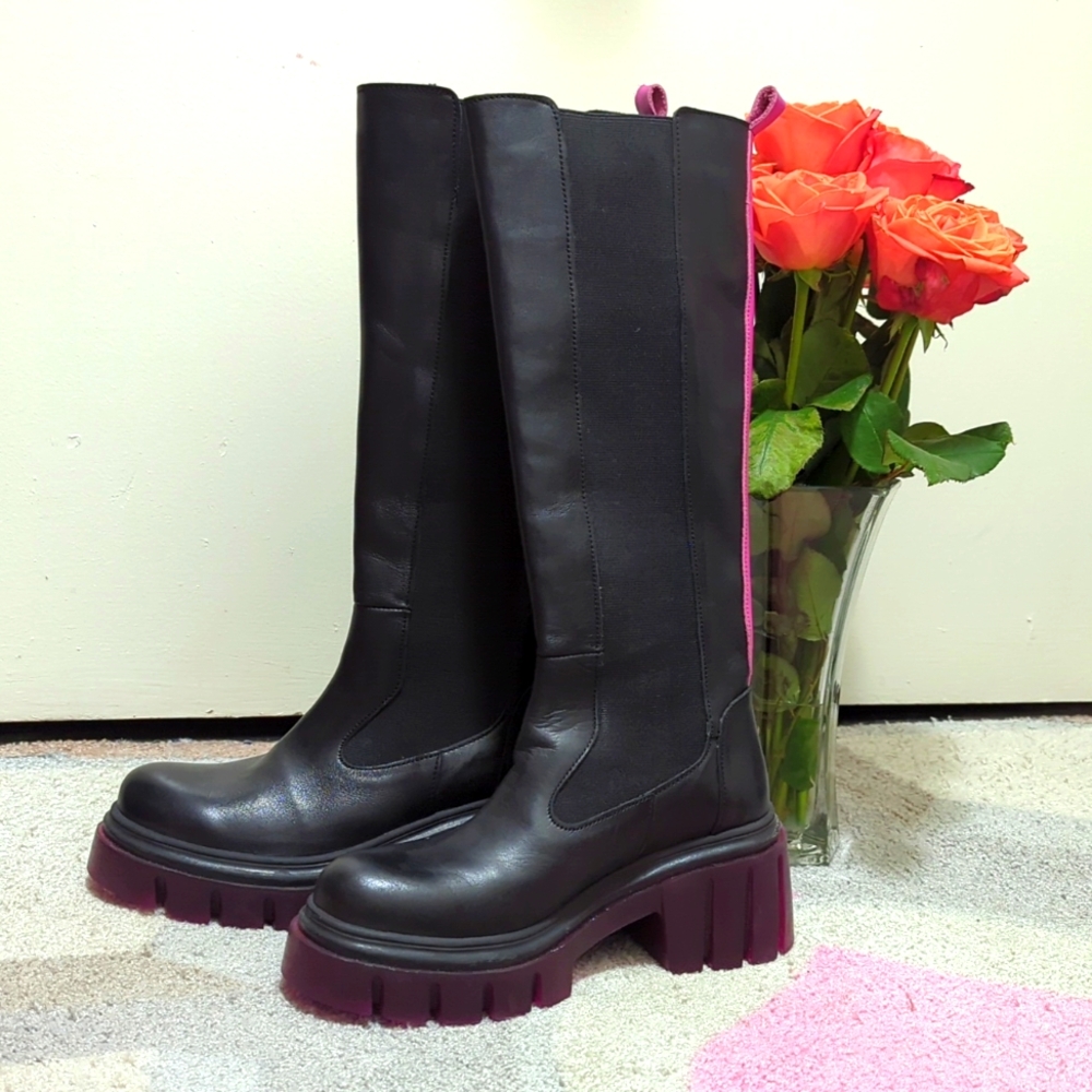 Steve Madden Gage Lugged knee boots size 37
